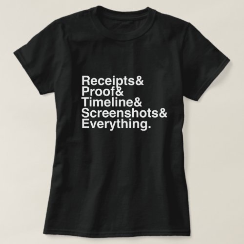 Receipts Heather Gay RHOSLC T_Shirt