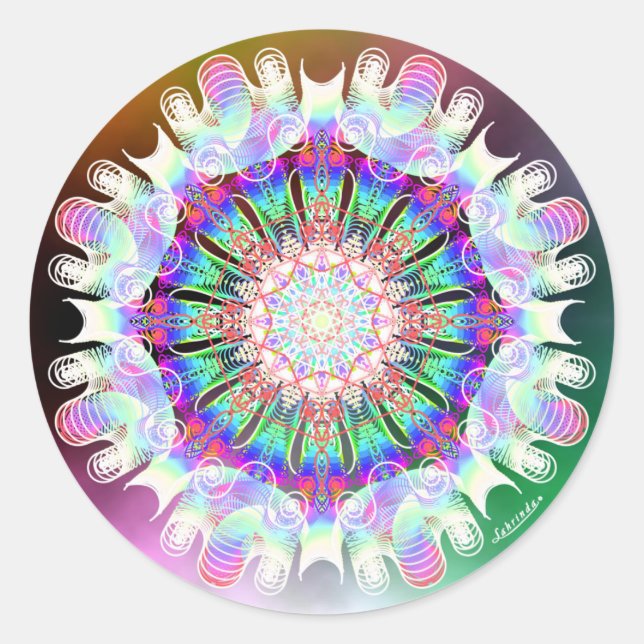 Receive Classic Round Sticker (Front)