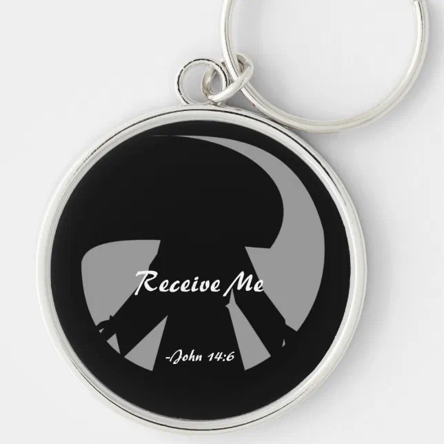Receive Me Keychain | Zazzle
