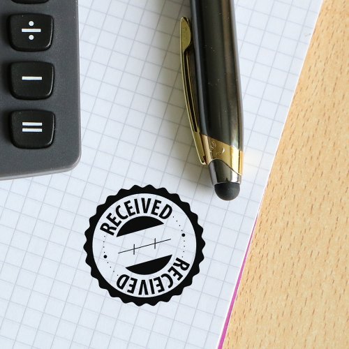 Received Accountant Small Business Rubber Stamp