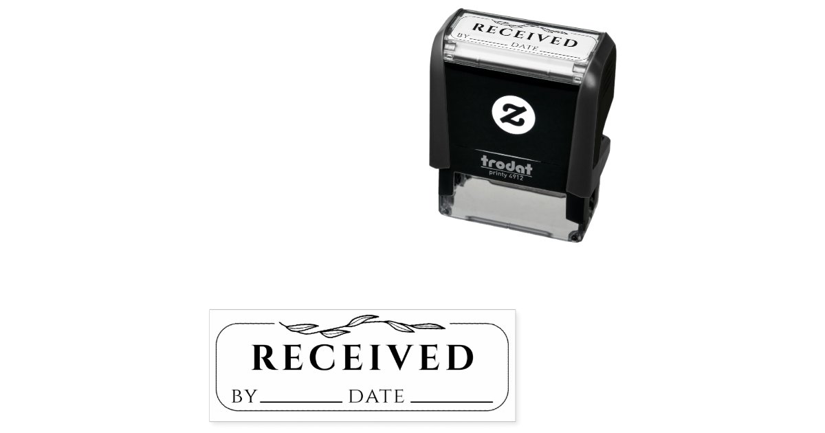 Promot Paid Stamp Self Inking Stamp - Paid Stamp for Office, Accounts Payable Stamp for Electronic Payment - Rubber Stamps for Retail Use, Red Ink