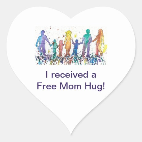 Received Free Mom Hug Stickers