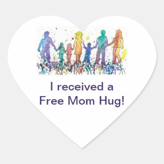 Received Free Mom Hug Stickers
