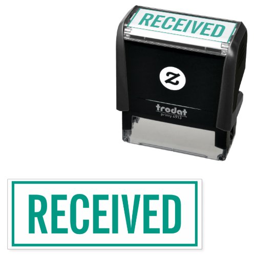 Received self-inking office stamp for deliveries