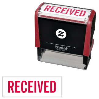 Received self-inking stamp