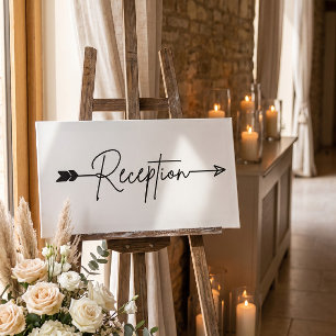 Reception Direction Plate Room Sign