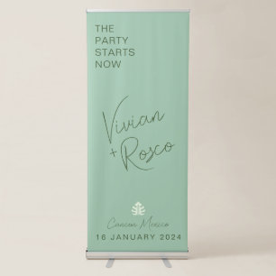 Reception Entry Banner Sign