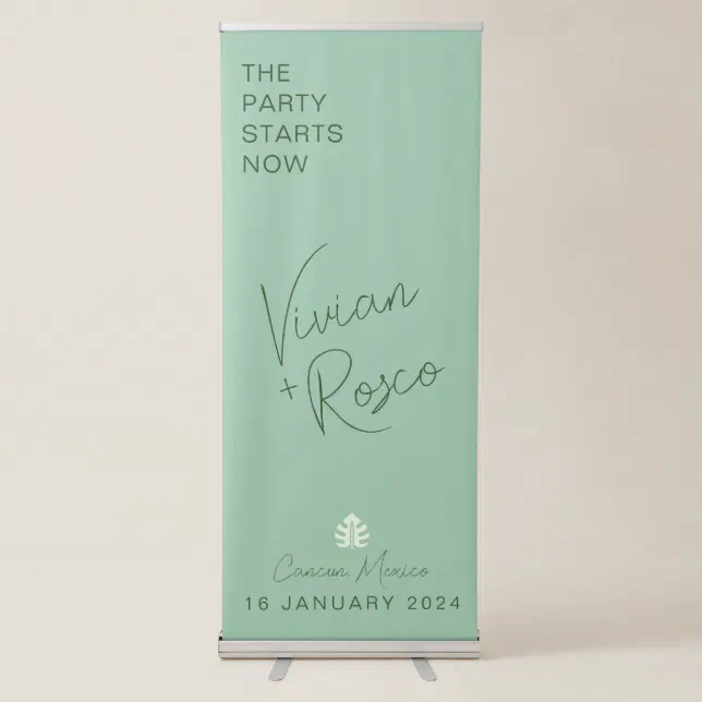 Reception Entry Banner Sign | Zazzle