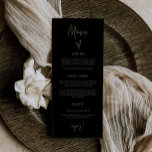 Reception Menu Wedding Classic Tall Meal Card G400<br><div class="desc">Our tall paper menu card is perfect to let your guests know which meal options are available at your wedding or event. This item is part of our Gwen wedding invitation suite G400,  please visit our store to view the collection of coordinating items.</div>