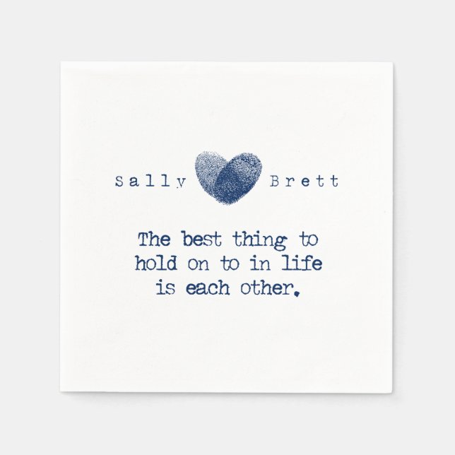 Reception Napkin (Front)