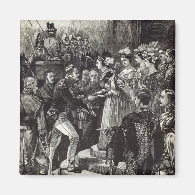 Reception of Louis Philippe at Windsor Castle Magnet (Front)