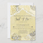 Reception Only Flowers &amp; Lights Party Invitations at Zazzle