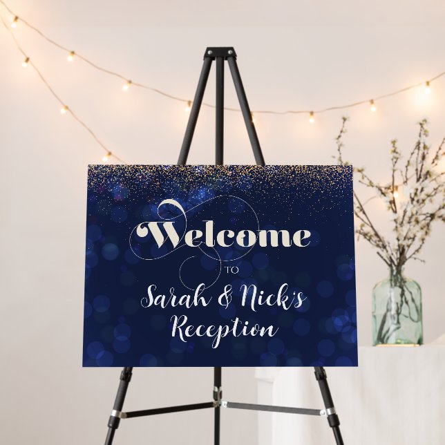 Reception signs & Indian Reception Welcome sign (In Situ (Stand))
