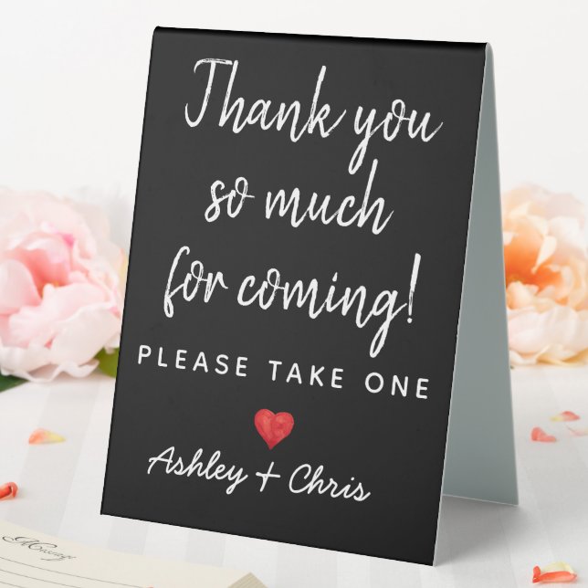 Reception Wedding Favors Engagement Bridal Shower Table Tent (In SItu (Wedding))