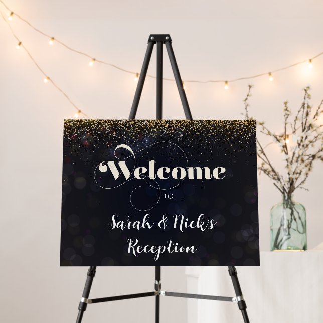 Reception welcome signs & Indian Reception signs (In Situ (Stand))