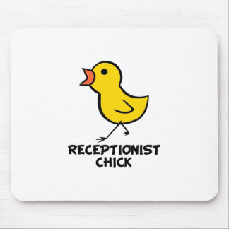 Receptionist Chick Mouse Pad