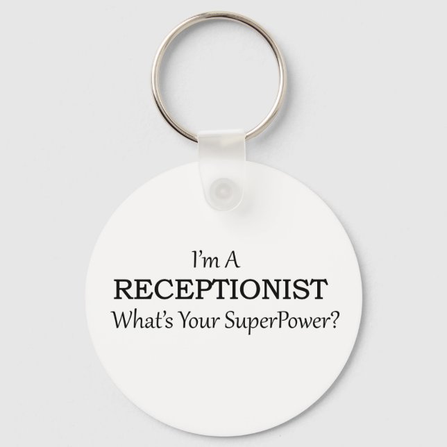 RECEPTIONIST KEYCHAIN (Front)