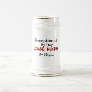 Receptionist/Zombie Hunter Beer Stein