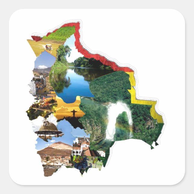 Recerdo sticker of Bolivia (Front)