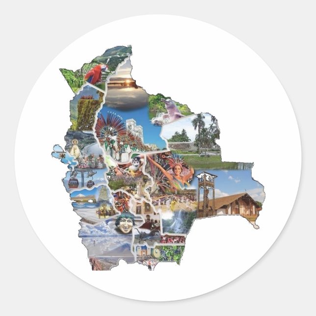 Recerdo sticker of Bolivia (Front)