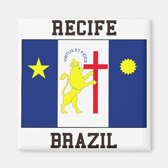 Recife Brazil Magnet (Front)