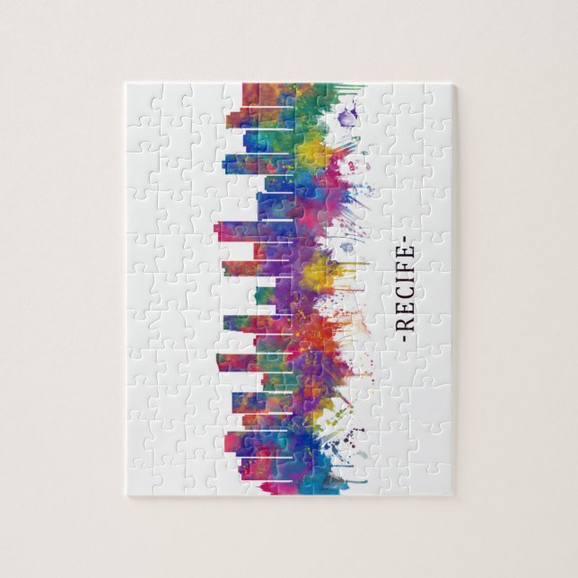 Recife Brazil Skyline Jigsaw Puzzle (Vertical)