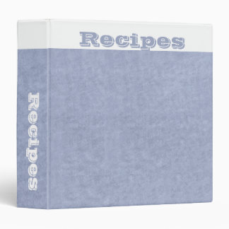 Recipe Album- Moody Blues- Binder
