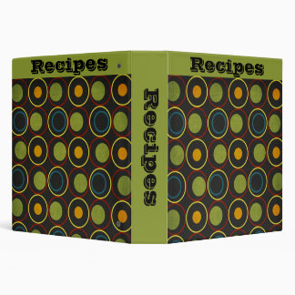 Recipe Albums- Chic Mod- Red- Binder