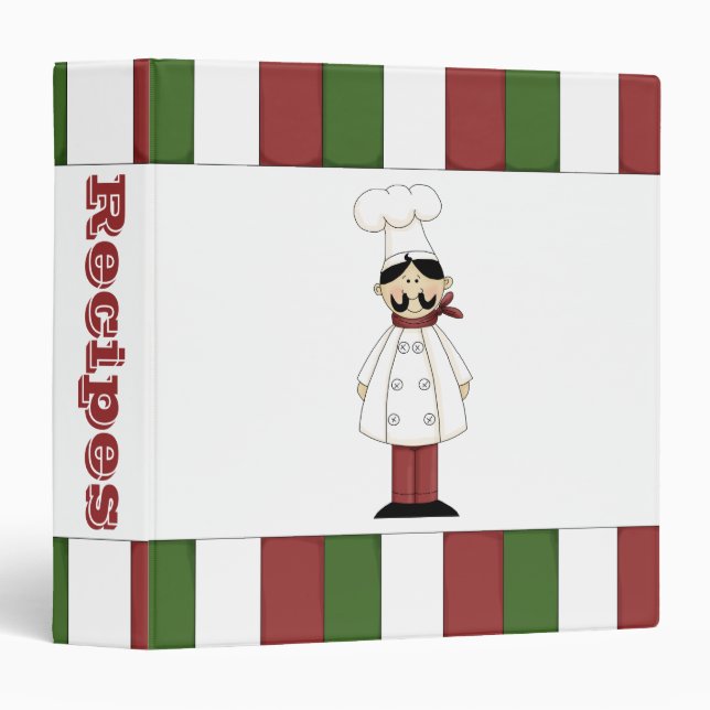 Recipe Albums- Kitchen Chef- Binder (Front/Spine)