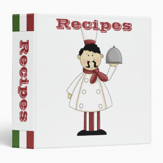 Recipe Albums- Kitchen Chef- Binder