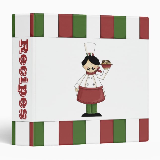 Recipe Albums- Kitchen Chef- Binder (Front/Spine)