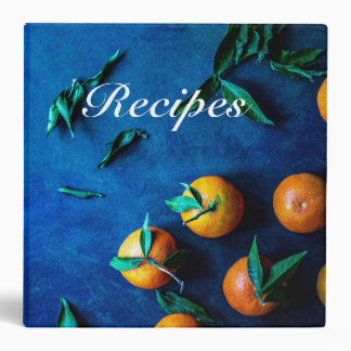 Recipe Binder - Beautiful European Citrus Oranges