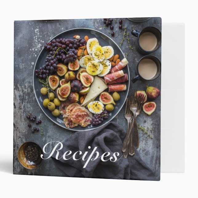 Recipe Binder - Beautiful European Cooking (Front/Inside)