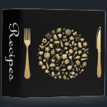Recipe Binder Design - 2<br><div class="desc">Sophisticated design for personal recipe binder.</div>