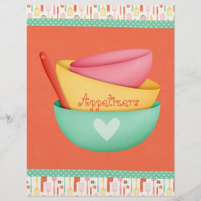 Recipe Binder Dividers (Front)