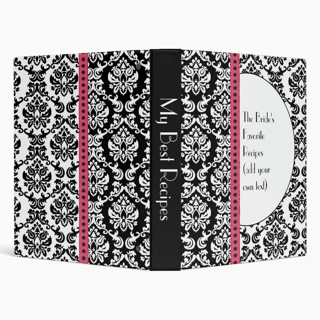 Recipe Binder Great Bridal Shower gift Zazzle