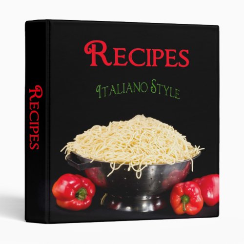 Recipe Binder _ Italian Style
