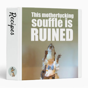 Recipe book 3 ring binder