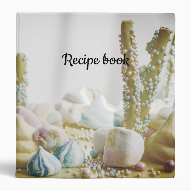 Recipe book, album 3 ring binder (Front)