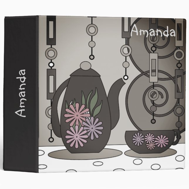 Recipe book, recipes 3 ring binder (Front/Spine)