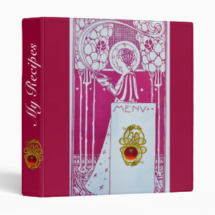 RECIPE BOOK RESTAURANT MENU 3 RING BINDER