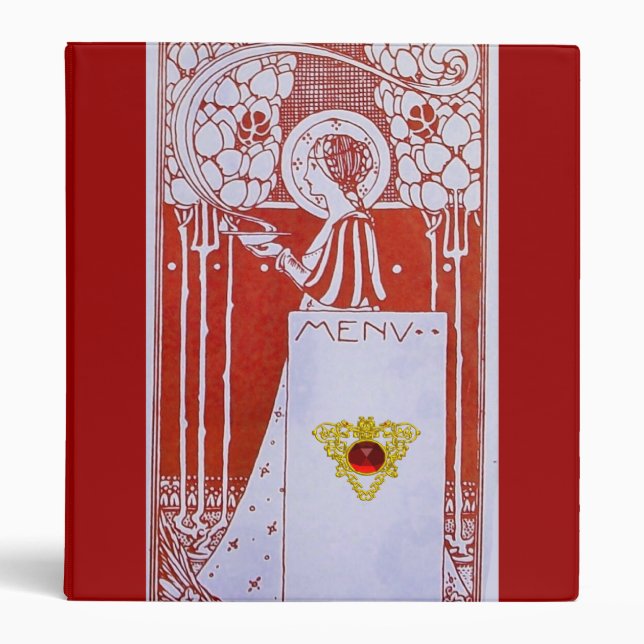 RECIPE BOOK RESTAURANT MENU BINDER (Front)