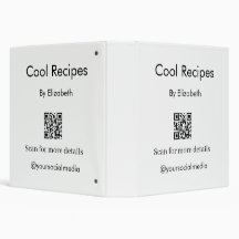 Recipe book scan QR code social media food meals