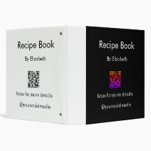 Recipe book scan QR code social media food meals