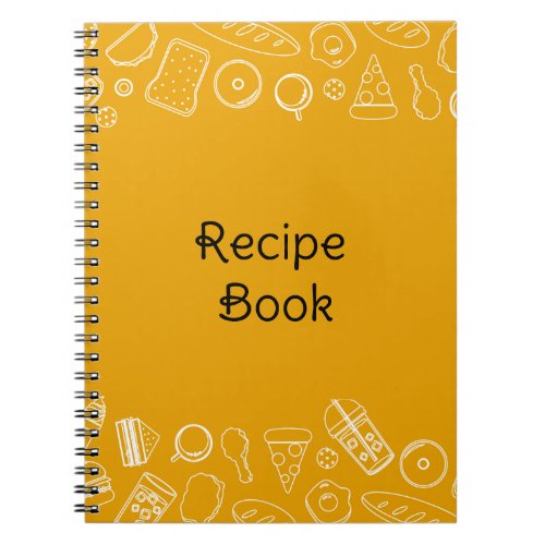 Recipe Book Spiral Photo Notebook