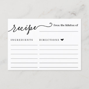 Recipe Card