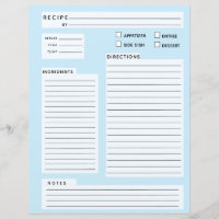 Recipe Card