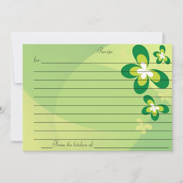 RECIPE CARD (Front)