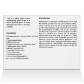 Recipe Card - Butternut Squash Bisque (Inside Horizontal (Top))