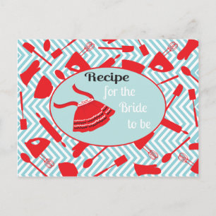 Recipe card for the bride to be